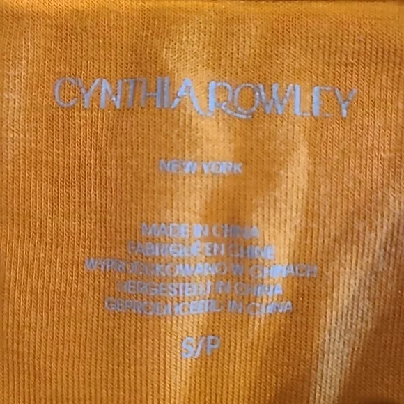 Cynthia Rowley mustard yellow tank top - Picture 2 of 5